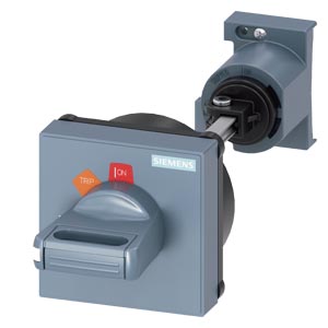 Mando giratorio para montaje en puerta para interruptor automático tamaño S00...S3, negro eje de 130mm (*EP)