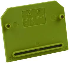 [AP PA SAK 2.5 EN VERDE] TAPA FINAL P/ BORNE SAK   2,5mm2.  VERDE         C902656.6100