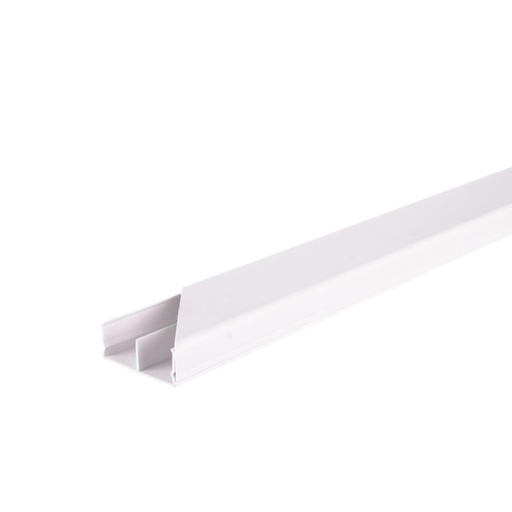 [TP-4016-BL] CABLECANAL  40X 16 MM C/TABIQUE BLANCO X MT (TRAMO DE 2 METROS - PRECIO POR METRO)