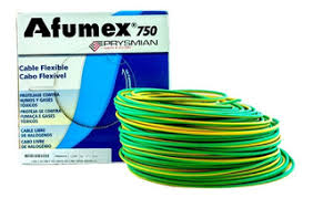 [134912] CABLE FLEX AFUMEX 750     1X  1.5MM2 VERDE/AMARILLO X MT