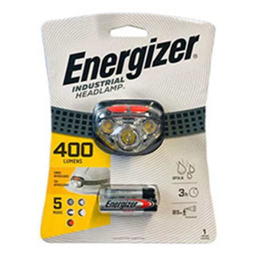 [43138] LINTERNA P/ CABEZA ENERGIZER MANOS LIBRES ML 400 LUMENS C/PILAS (EX 330040)