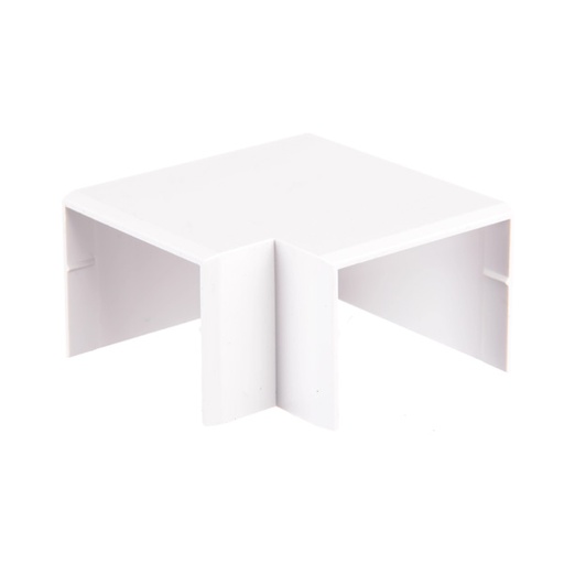 [ELE-4030-BL] CURVA PLANA P/CANAL 40X 30MM BLANCO