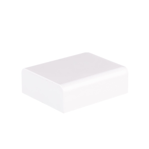 [E-4016-BL] EXTREMO P/CANAL  40X 16 MM BLANCO