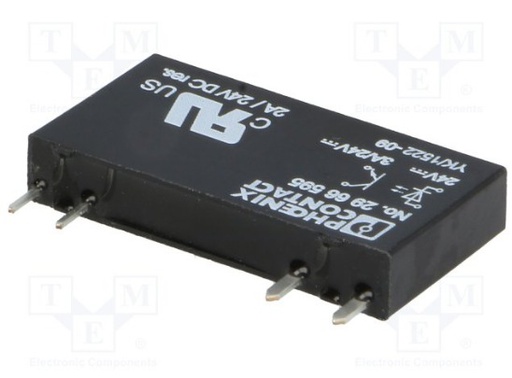 [OPT-24DC/ 24DC/  2] OPTOACOPL MINIATURA ENCHUF ENT 24VCC SAL 3-33VCC 3A