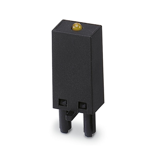 [LDP- 12- 24DC] MOD ENCHUF P/MONTAJE EN PR1 Y PR2 C/DIODO Y LED AMARILLO 12-24VCC