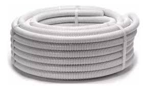 [157210] CAÑO PVC CORRUGADO BLANCO   5/8" X MT  ELVIPLAST SUPER K32 PLASTICO