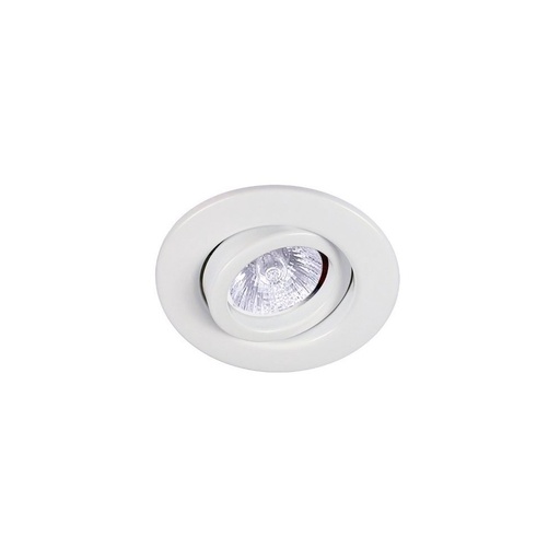 [159641] SPOT EMB MOVIL D 100mm C/ZOCALO GU10 BLANCO