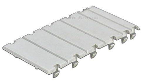 [164192] (DISCONT VER #26108) TAPA PLASTICA CIEGA PARA MODULOS DIN OBTURADOR 4 MOD DIN