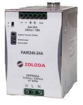 [FAIR480-24A] FUENTE CONMUT MONOF RIEL DIN 24VCC 20A E:100/240VCA 480W CONEX TORN USO INDUSTRIAL   560.035