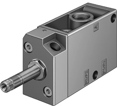 [MFH-3-1/4] VALVULA / 3/2 NC / CAUDAL NOM. 800L/MIN / ROSCA G1/4 - PILOJAJE INT. / CONEX. ELEC. NUCLEO P/ BOBINA MAGNETICA F / ASIENTO / IP65