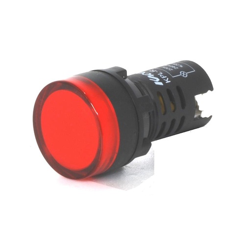 [4050122] OJO DE BUEY C/LED 110VCA ROJO   KPL-R   DIAM. 22