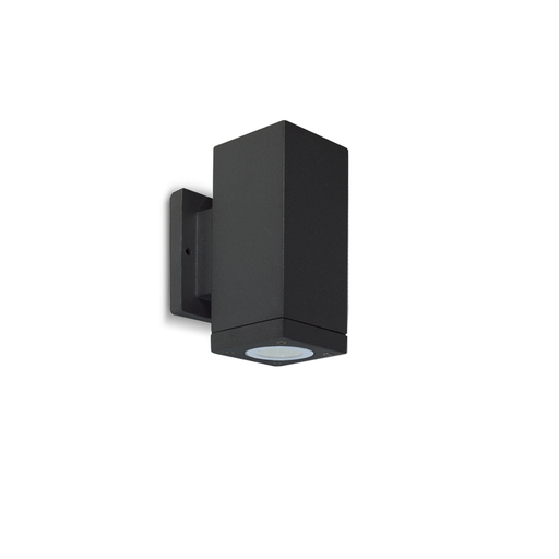 [179666] APLIQUE UNIDIRECC CUADR ALUM PAR16 1X50W NEGRO