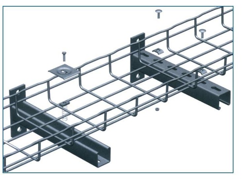 [182059] BANDEJA ALAMBRE GALV 100mm ALA 75   X 3 MTS