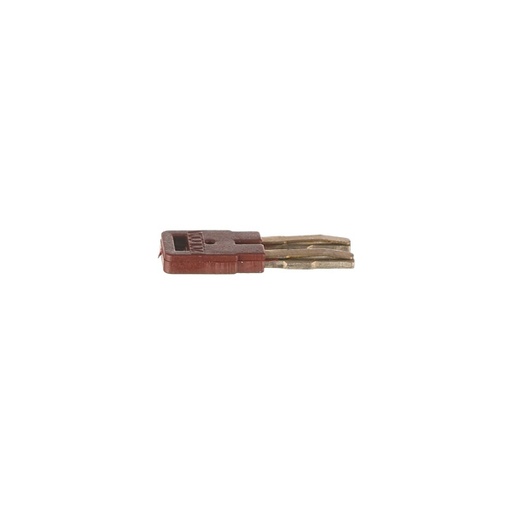 [JSSB-02-04/BKF-MA] PUENTE FIJO 2 ELEM P/BKF 1.5mm2 TRANSVERSAL MARRON   131.010