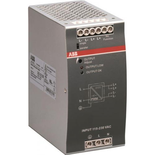 [CP-E 24/5] FUENTE DE ALIMENTACION SAL 24VCC 5A ENTR 90-132VCA, 180-264 V AC, 210-370VCC   CP-E 24/5