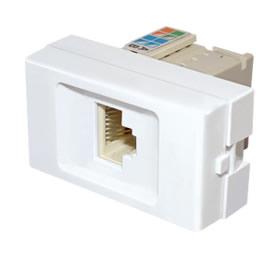 [93873] MOD TOMA RJ45 CAT5 BLANCO PLATINUM