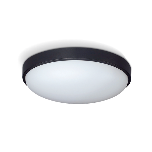 [187092] (CONSULTAR) TORTUGA LED ELIPTICA 15W 4000K LUZ NEUTRA 285x165mm NEGRO