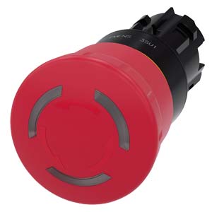 [100364729] PULSADOR GOLPE DE PUÑO PARADA EMERGENCIA ACT Ø40MM PLAST SIN CONTACTOS IP69K ROJO ILUMINABLE PULSAR-GIRAR (*EP)