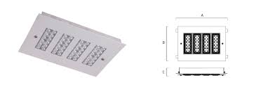 [96651] (CONSULTAR) ARTEF EMBUTIR P/ESTACION DE SERVICIO 110W BLANCO 25000HS   ESO I 110W