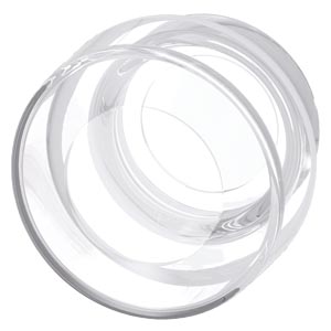 [100353931] CAPUCHON SILICONA TRANSPARENTE P/HONGO PULSAR-TIRAR 40mm PLASTICO O METALICO (*EP)