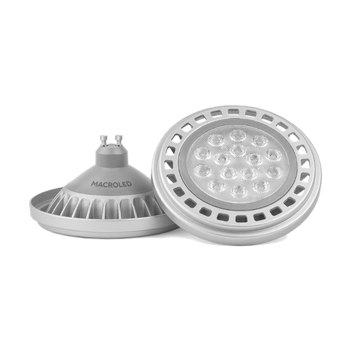 [99167] LAMP LED AR111 ALUM GRIS GU10 15W 200-240V LUZ CALIDA 2700K 1300LM 30000HS  DIMERIZABLE LUZ CALIDA