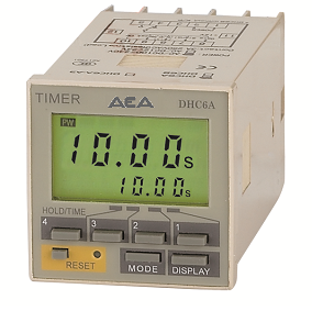 [*100029] TIMER DIGITAL FRENTE PANEL DHC6A VCA/VCC 100-240V  0,001S A 9999HS  DEMORADO SPDT  10 PINES