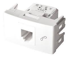 [*101256] MOD TOMA TELEF.  RJ11  BLANCO.