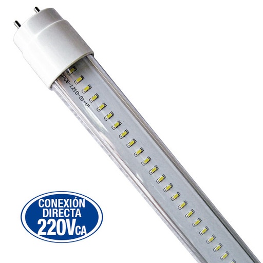 [105436] TUBO LED 25W APERTURA 180º 2300LM T8 G13  1500MM LUZ NEUTRA 30000HS EQUIVALE A TUBO FLUOR 58W (CONEXION A 2 PUNTAS)