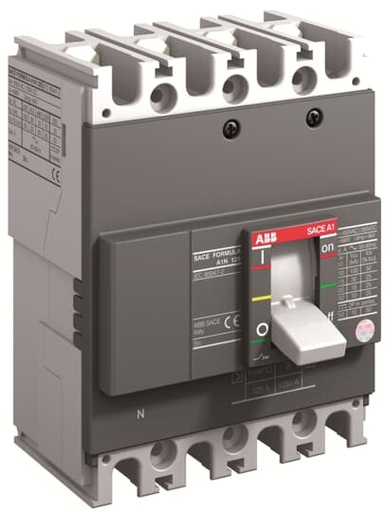 [A1B 125 TMF 50-500 4p F F] INT AUT EN CAJA MOLDEADA 4X  50A ICS 50% ICU= @ 380VCA TMF - TERMICO Y MAGNETICO FIJO   A1B 125 TMF 50-500 4p F F