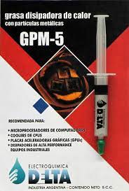 [*108691] GPM-5   GRASA SILICONADA DISIP CALOR CON PARTICULAS METALICAS JERINGA 5CC